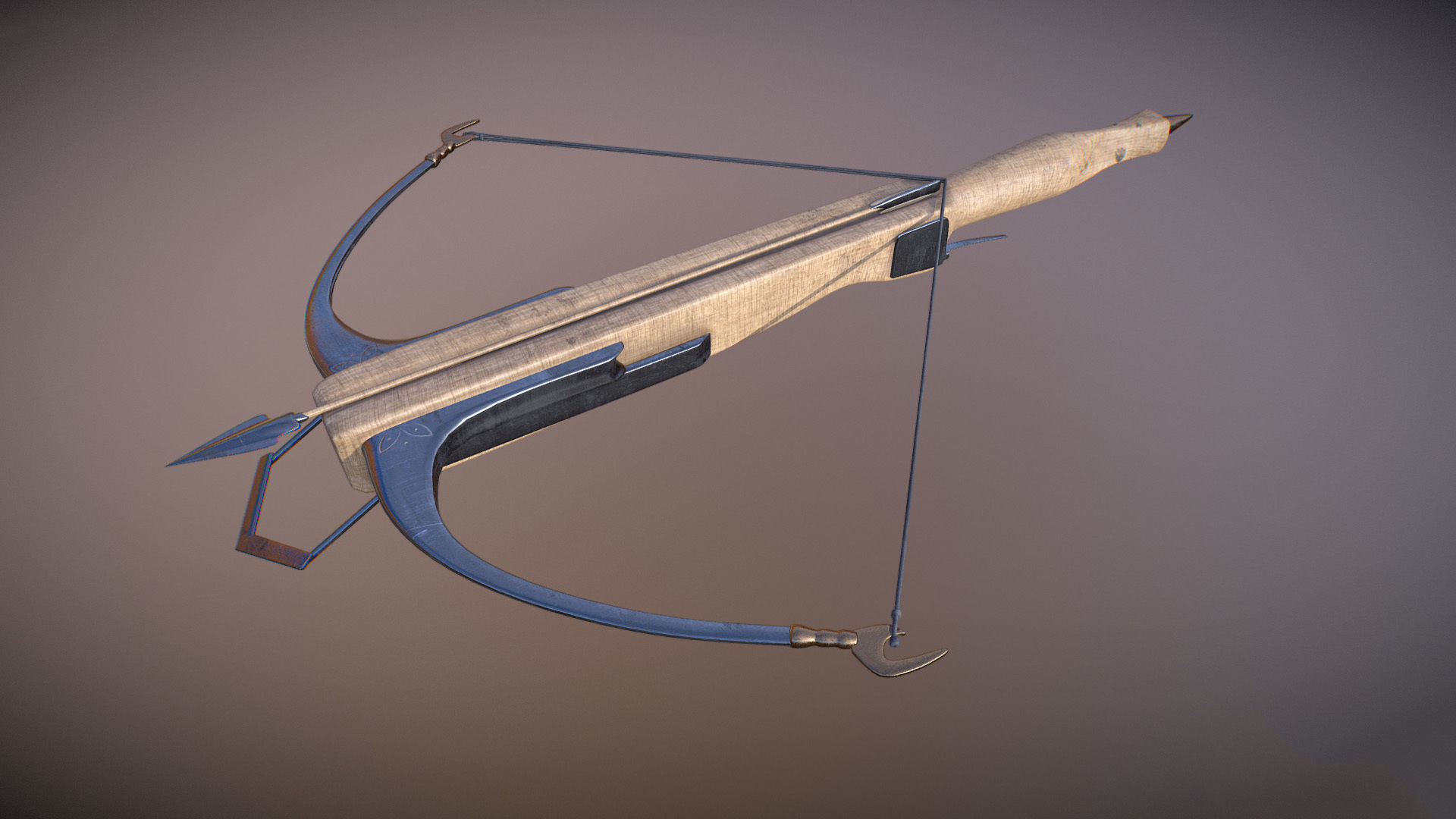 Medieval Weapons Collection Low-poly 3D model_5