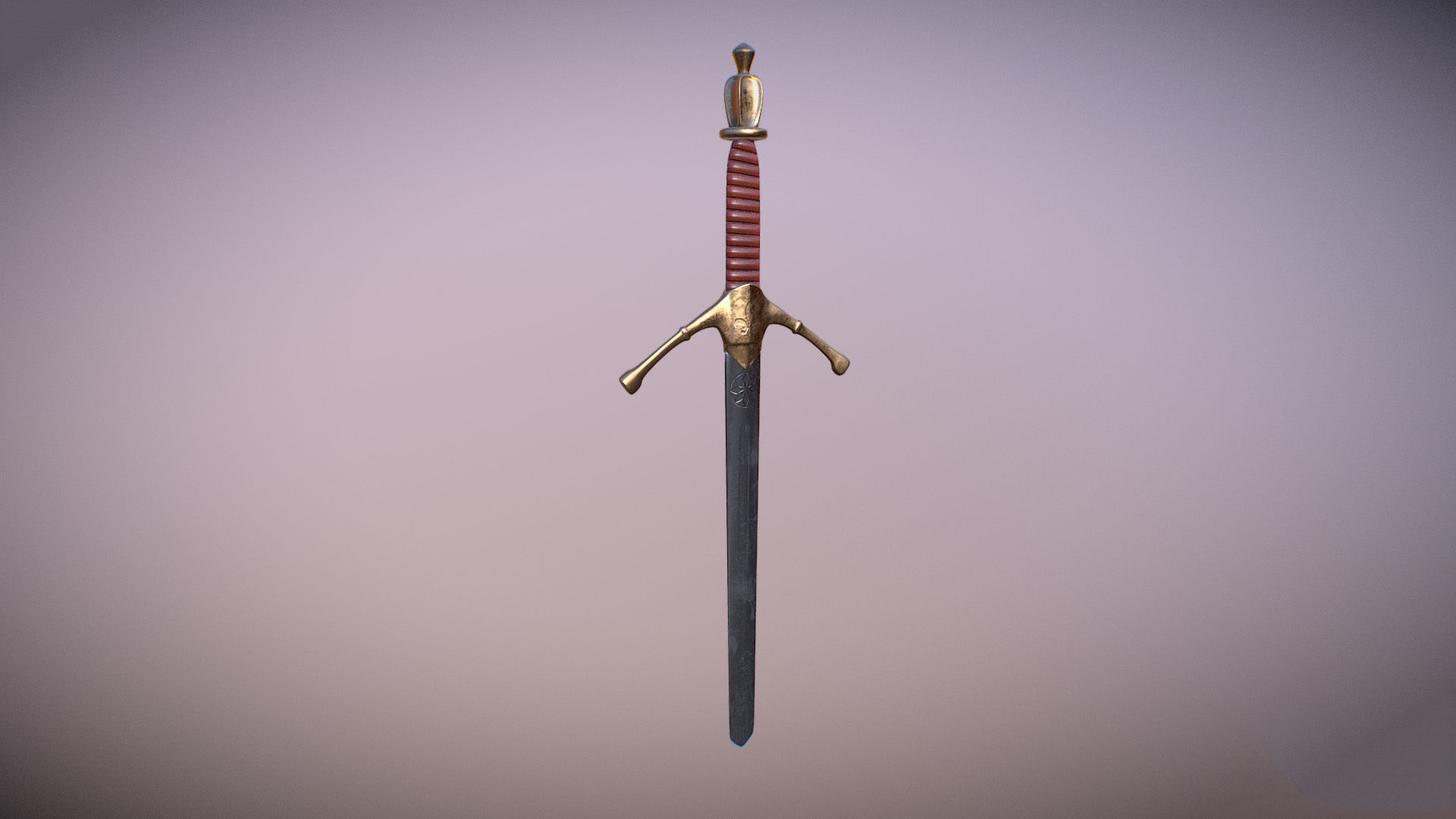 Medieval Weapons Collection Low-poly 3D model_14