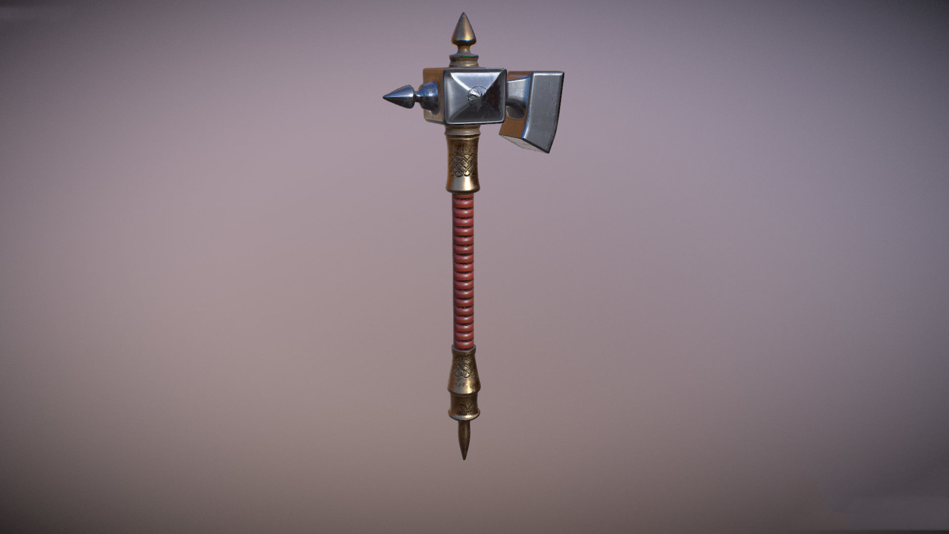 Medieval Weapons Collection Low-poly 3D model_6