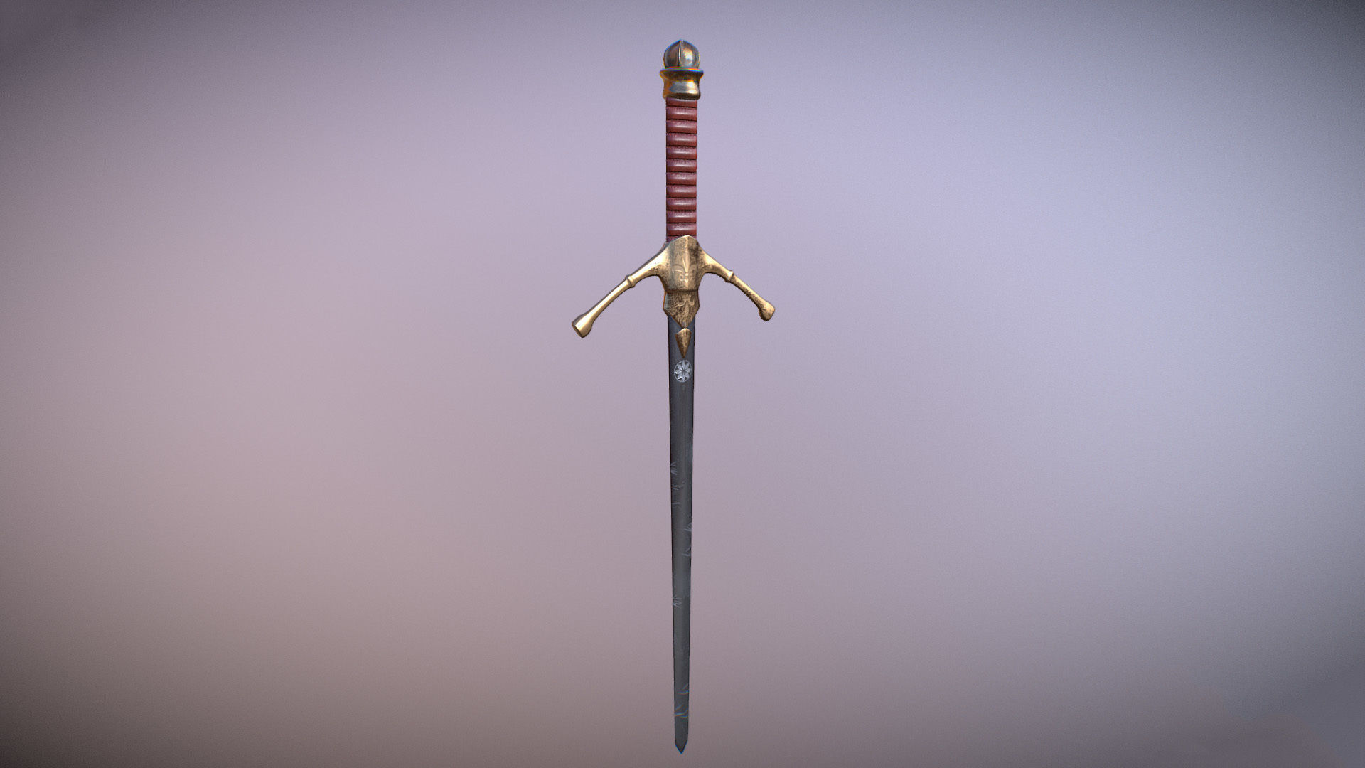 Medieval Weapons Collection Low-poly 3D model_12