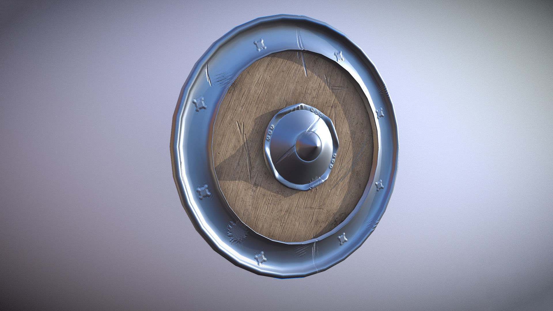 Medieval Weapons Collection Low-poly 3D model_16