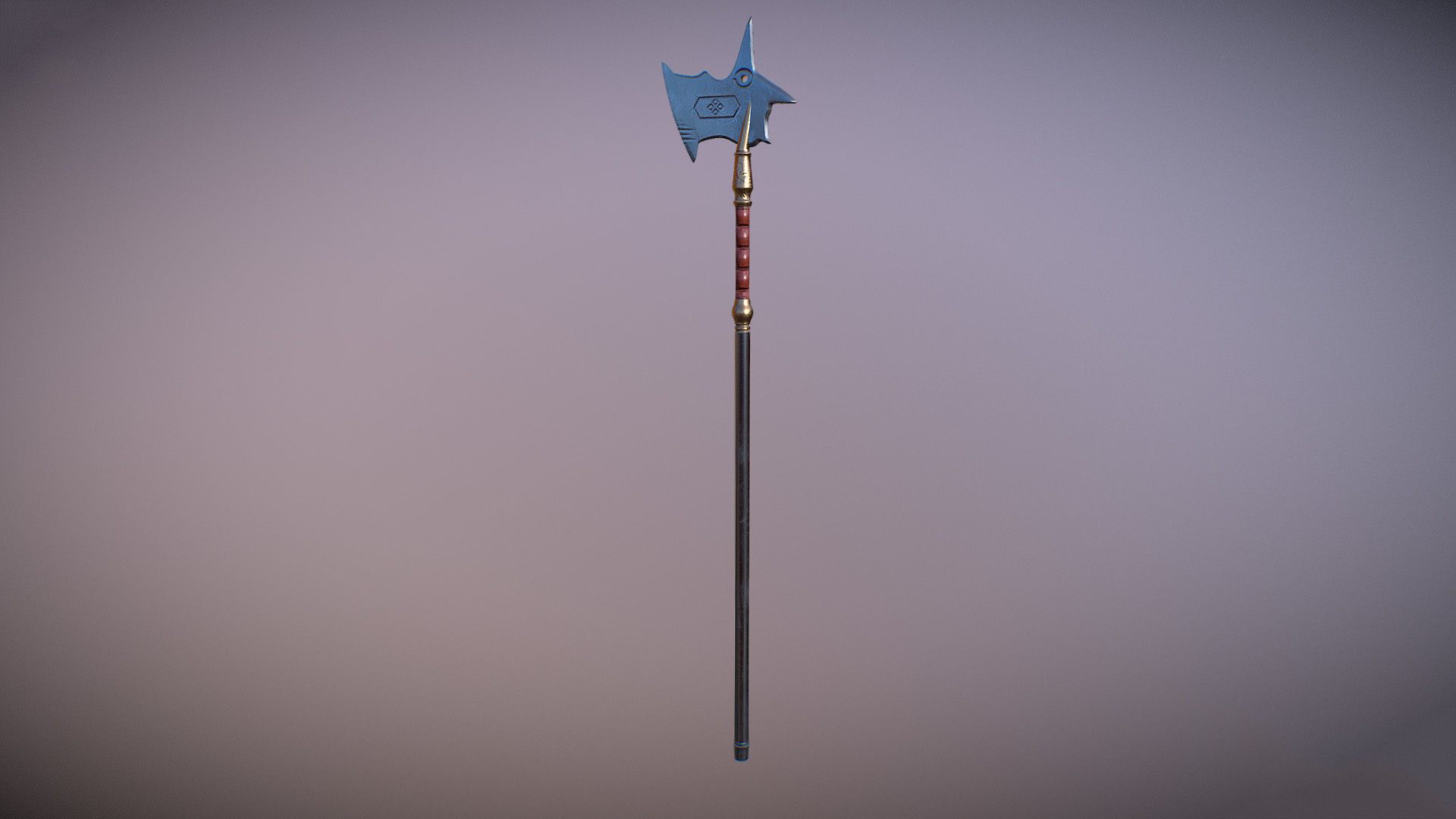 Medieval Weapons Collection Low-poly 3D model_10