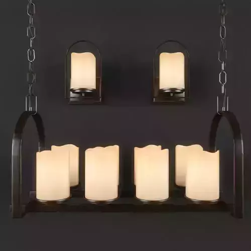 Chandelier and sconce Quoizel Aldora series 