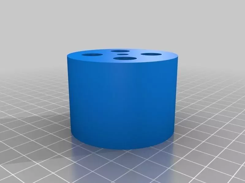  Simple Pen Holder 2 Free 3D print model_0