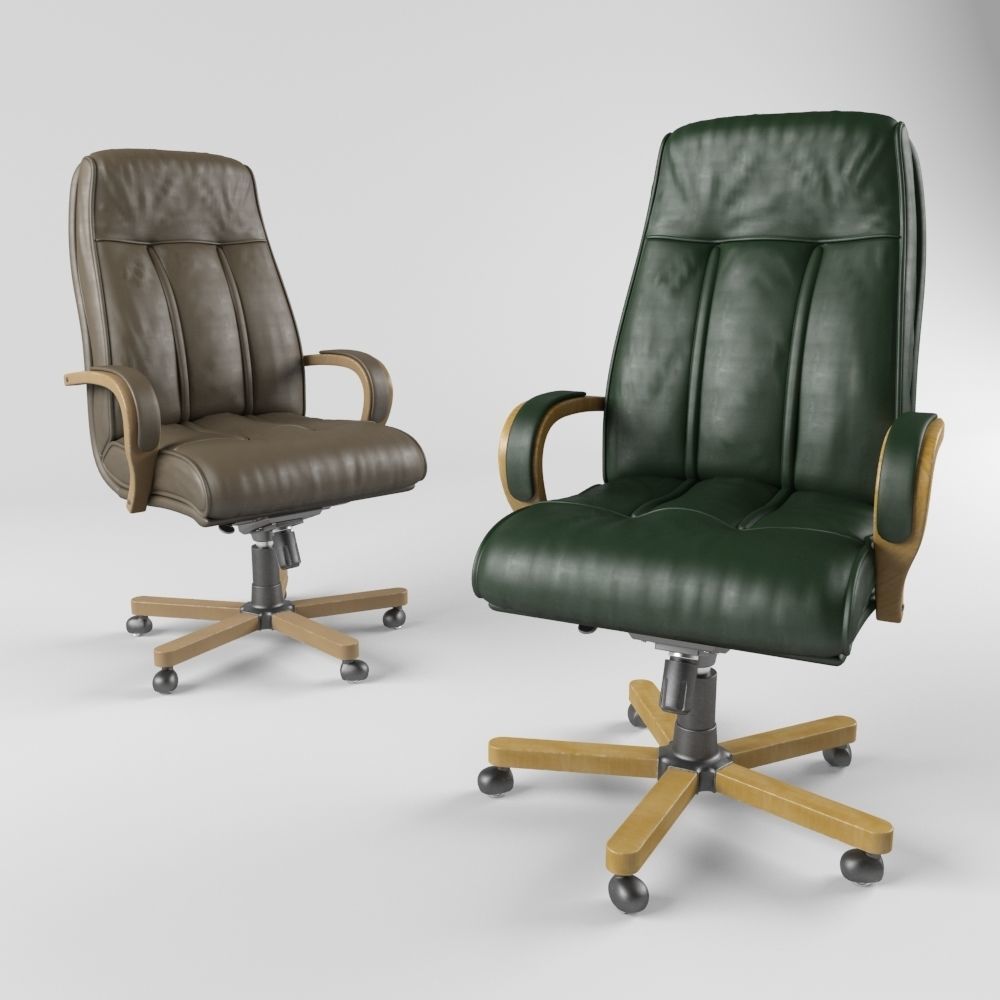 Chair Boss D100 3D model_1