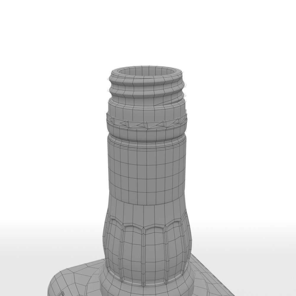 Jim Beam 70cl Bottle 3D model_15
