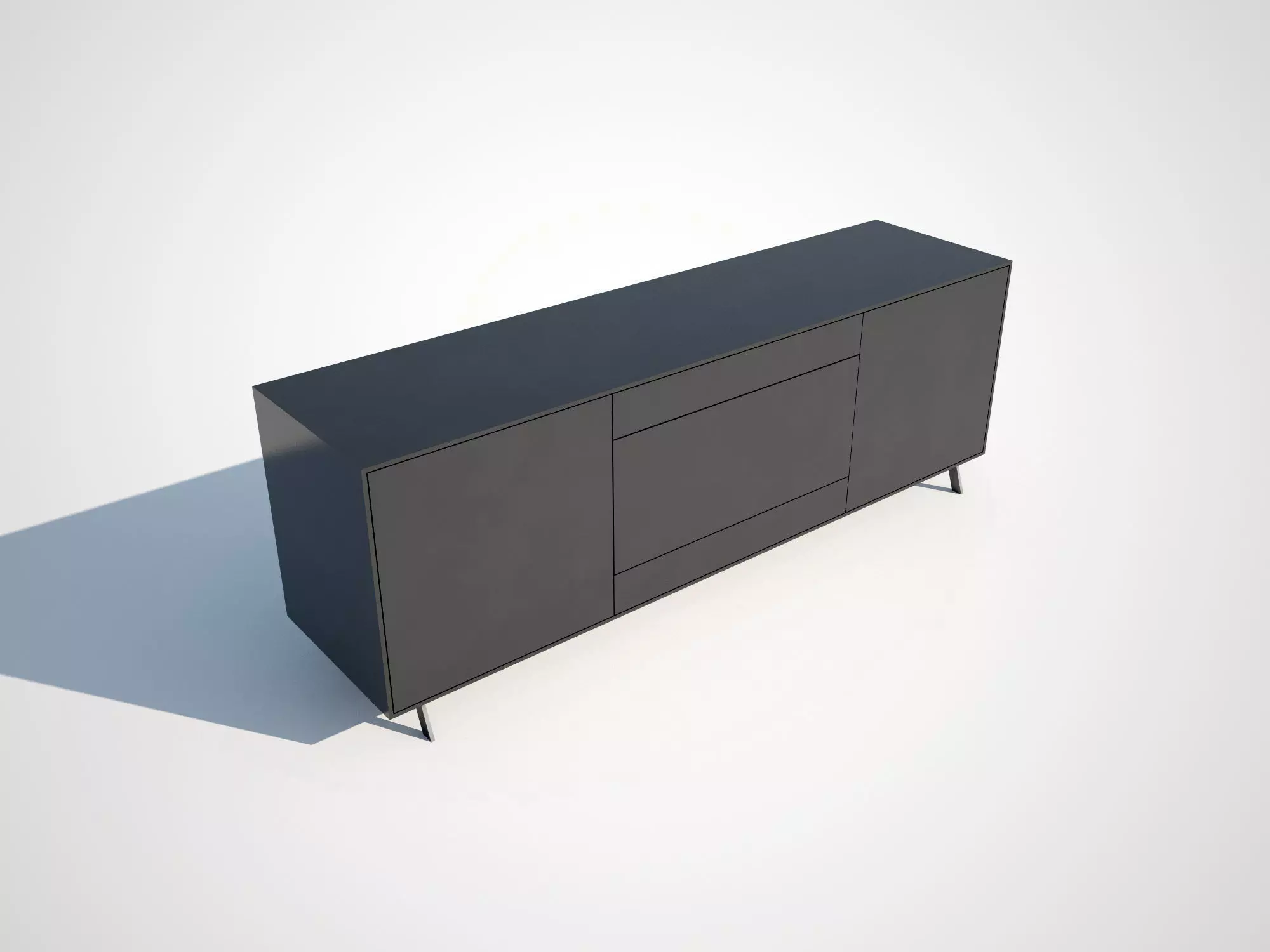 Sideboard Free 3D model_0