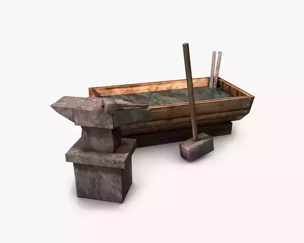 Anvil with hammer 