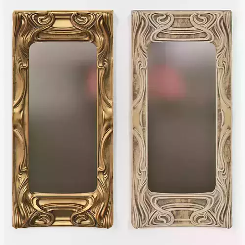 Art Nouveau Mirror 3D