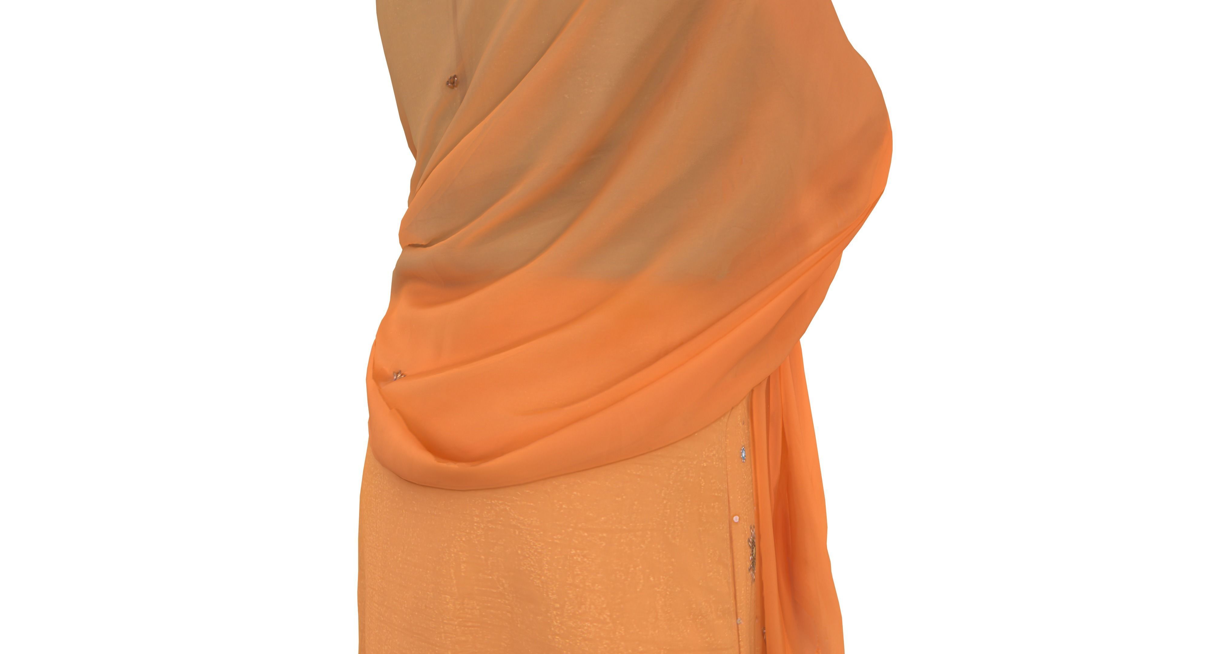 Indian Fiancee Low-poly 3D model_30