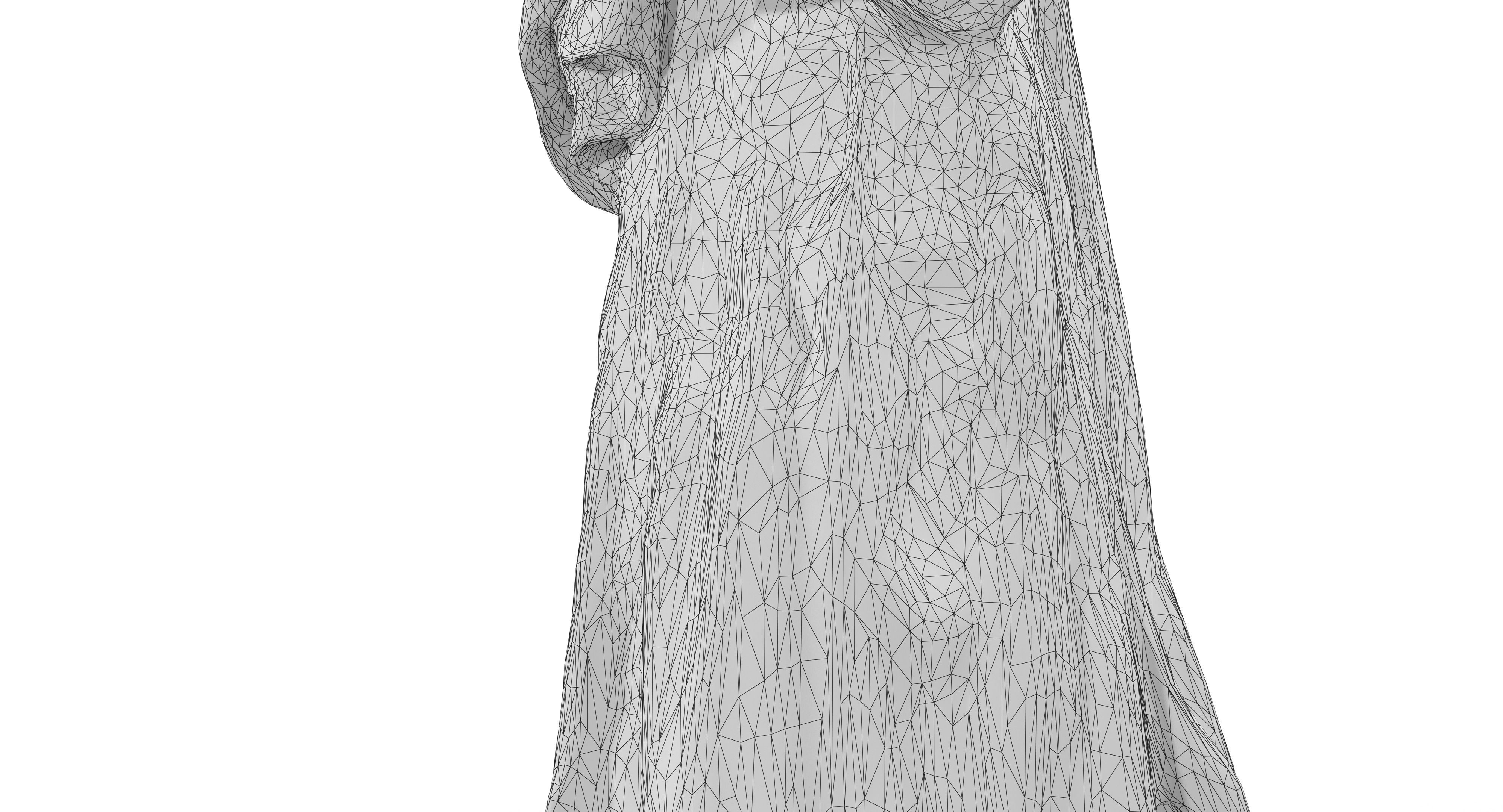 Indian Fiancee Low-poly 3D model_53