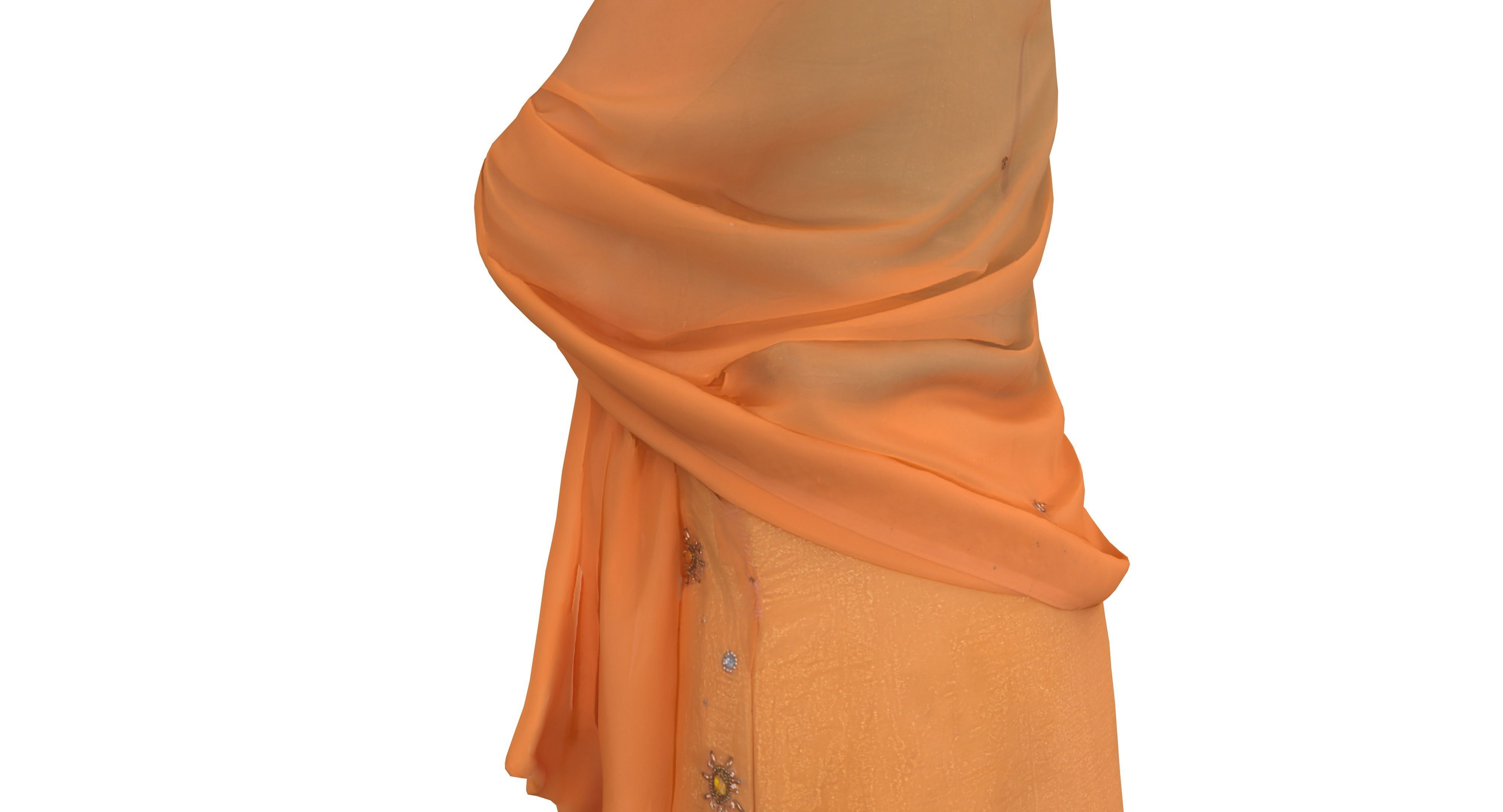 Indian Fiancee Low-poly 3D model_42