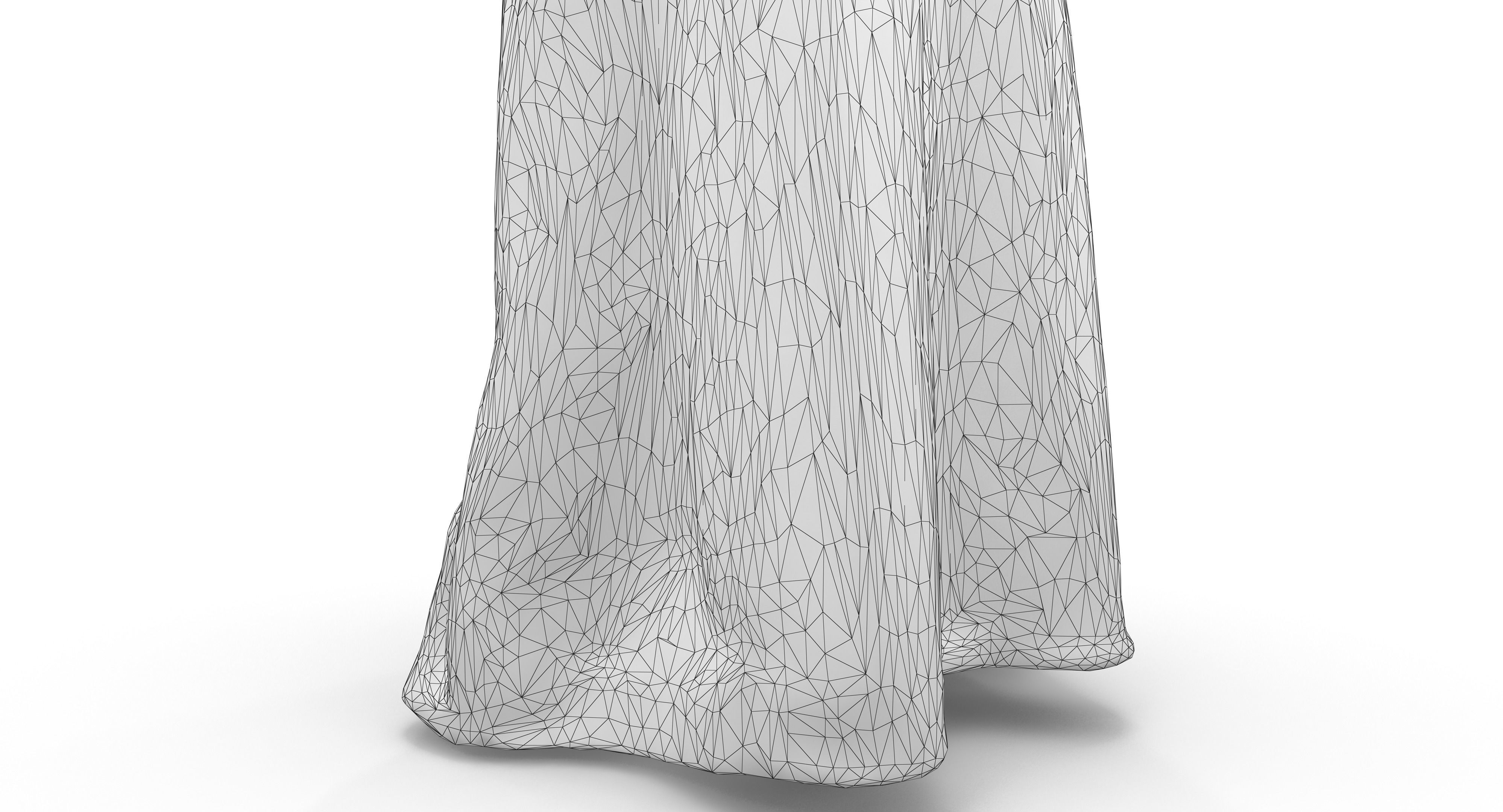 Indian Fiancee Low-poly 3D model_49