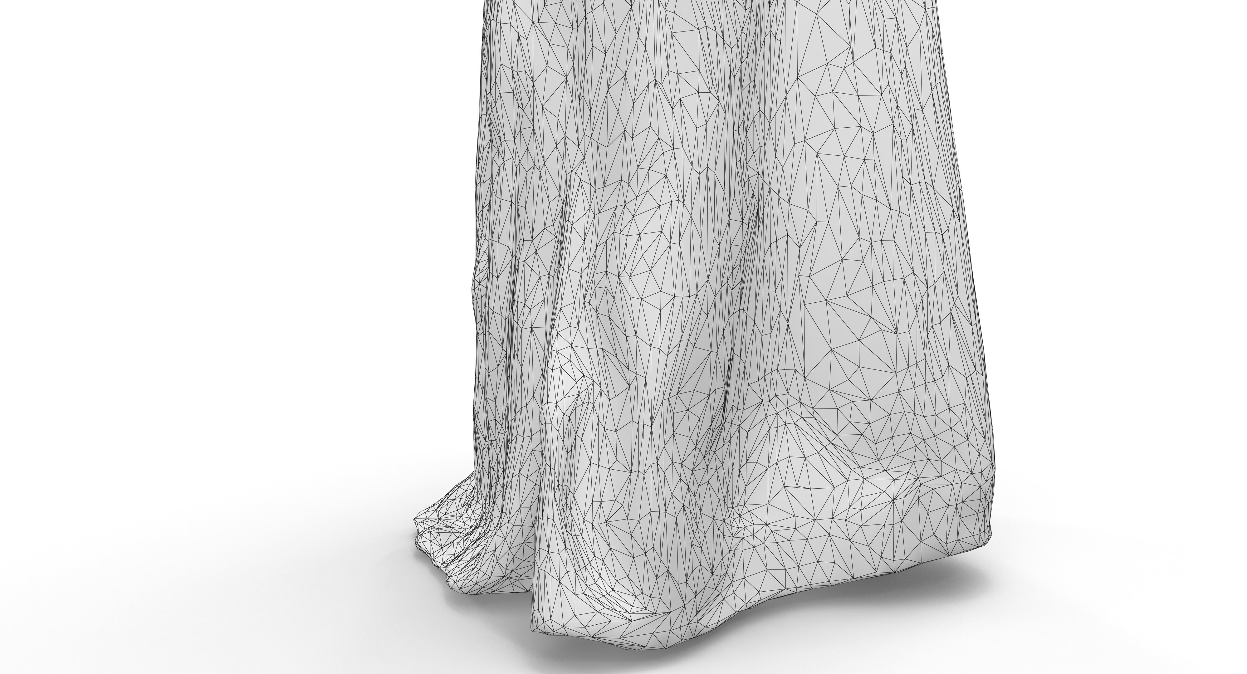 Indian Fiancee Low-poly 3D model_41