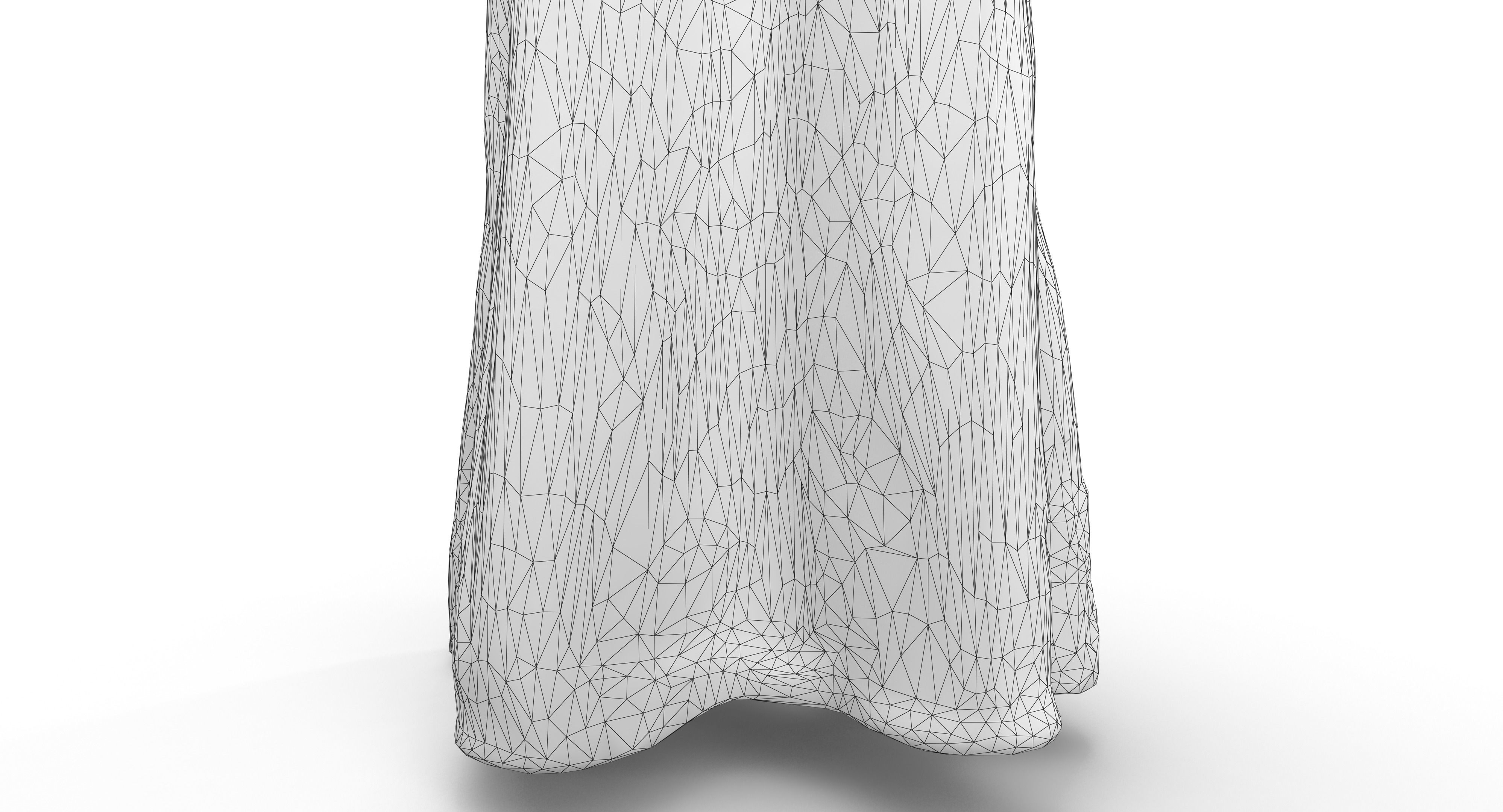 Indian Fiancee Low-poly 3D model_27