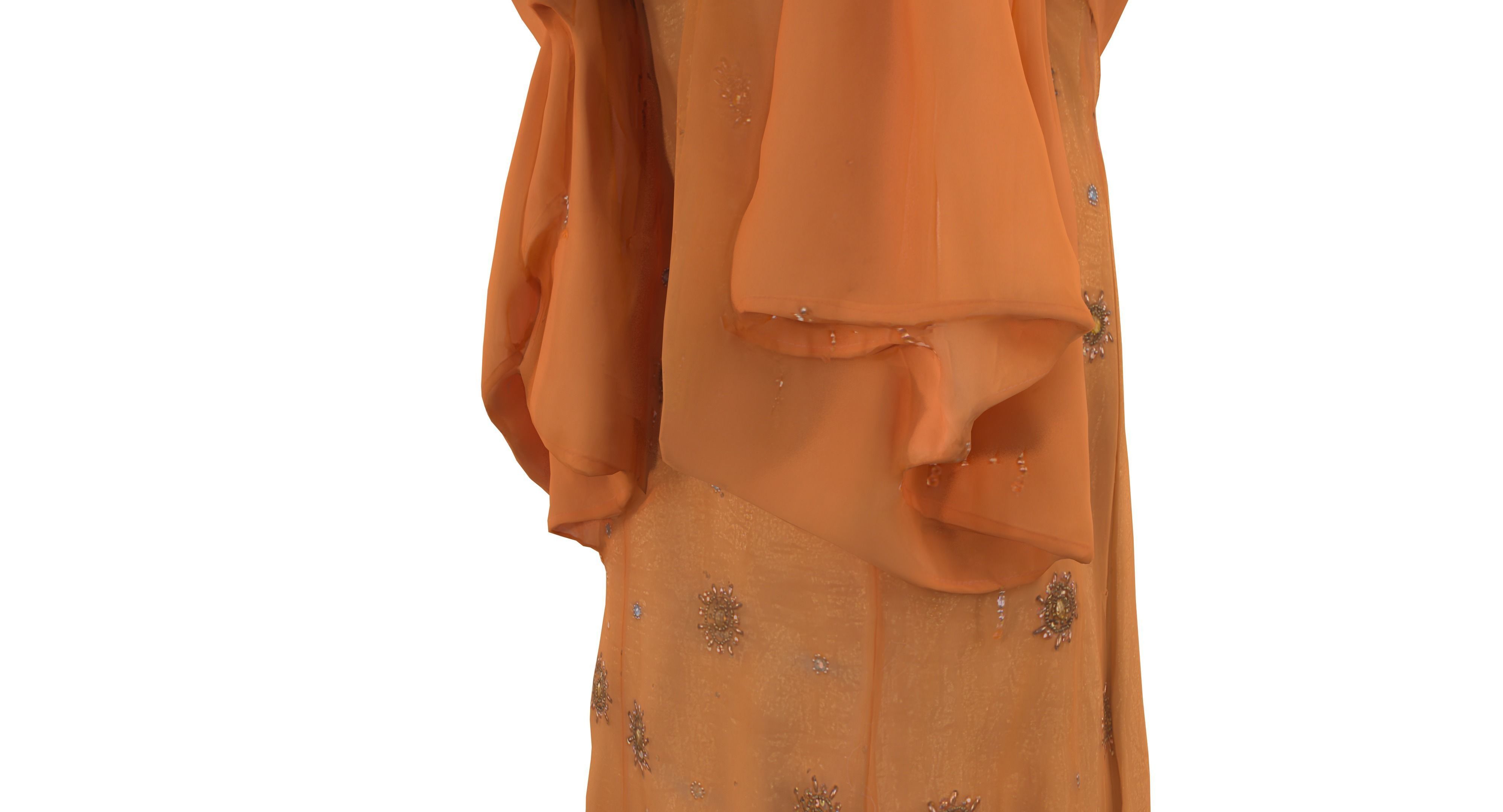 Indian Fiancee Low-poly 3D model_54