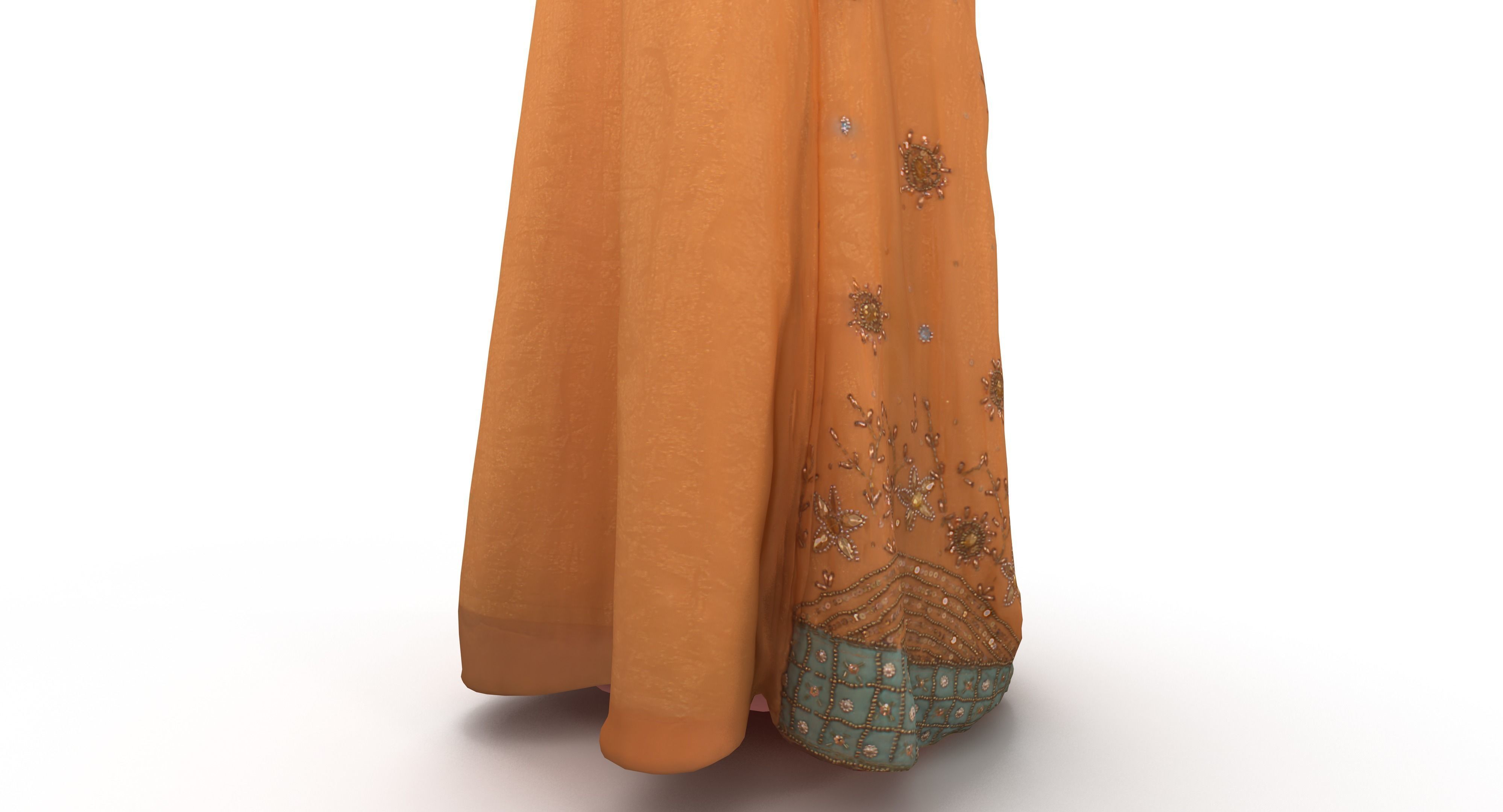 Indian Fiancee Low-poly 3D model_32