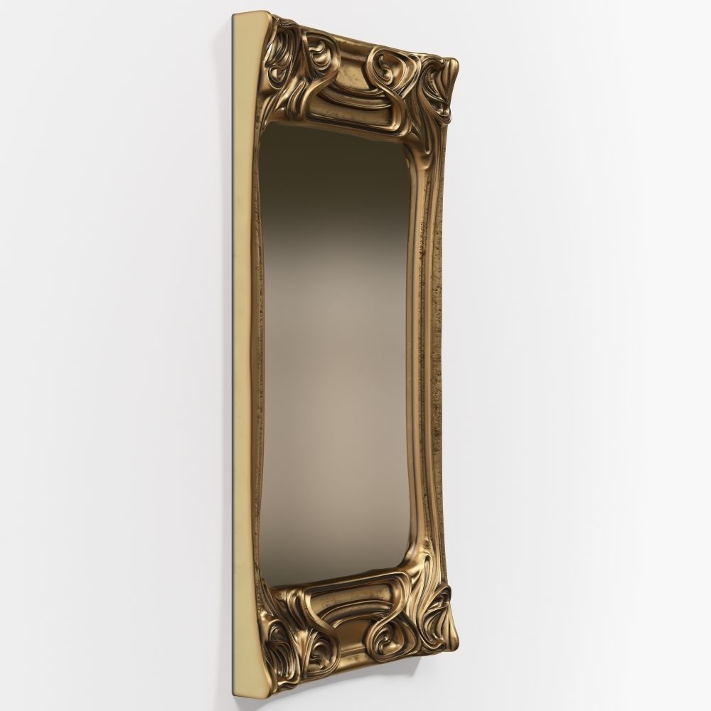 Art Nouveau Mirror 3D 3D model 3D model_7