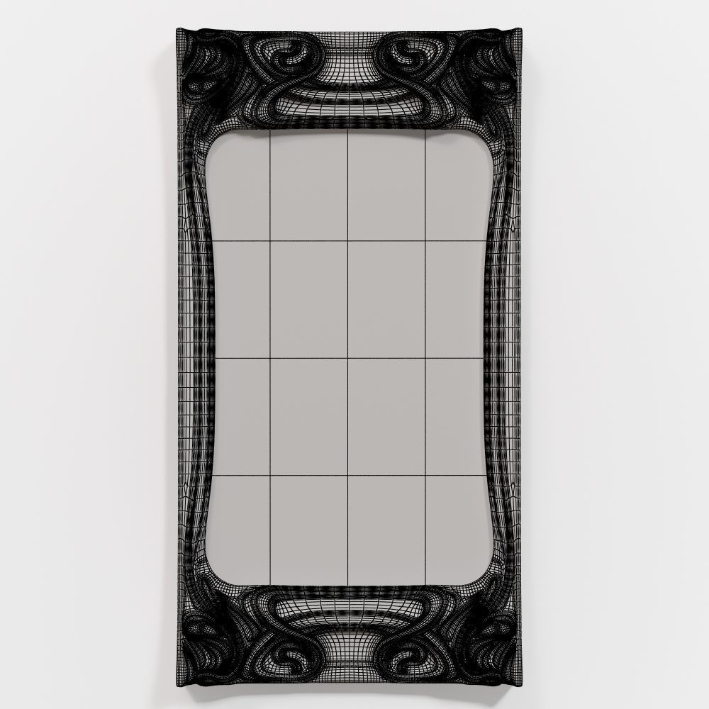 Art Nouveau Mirror 3D 3D model 3D model_1