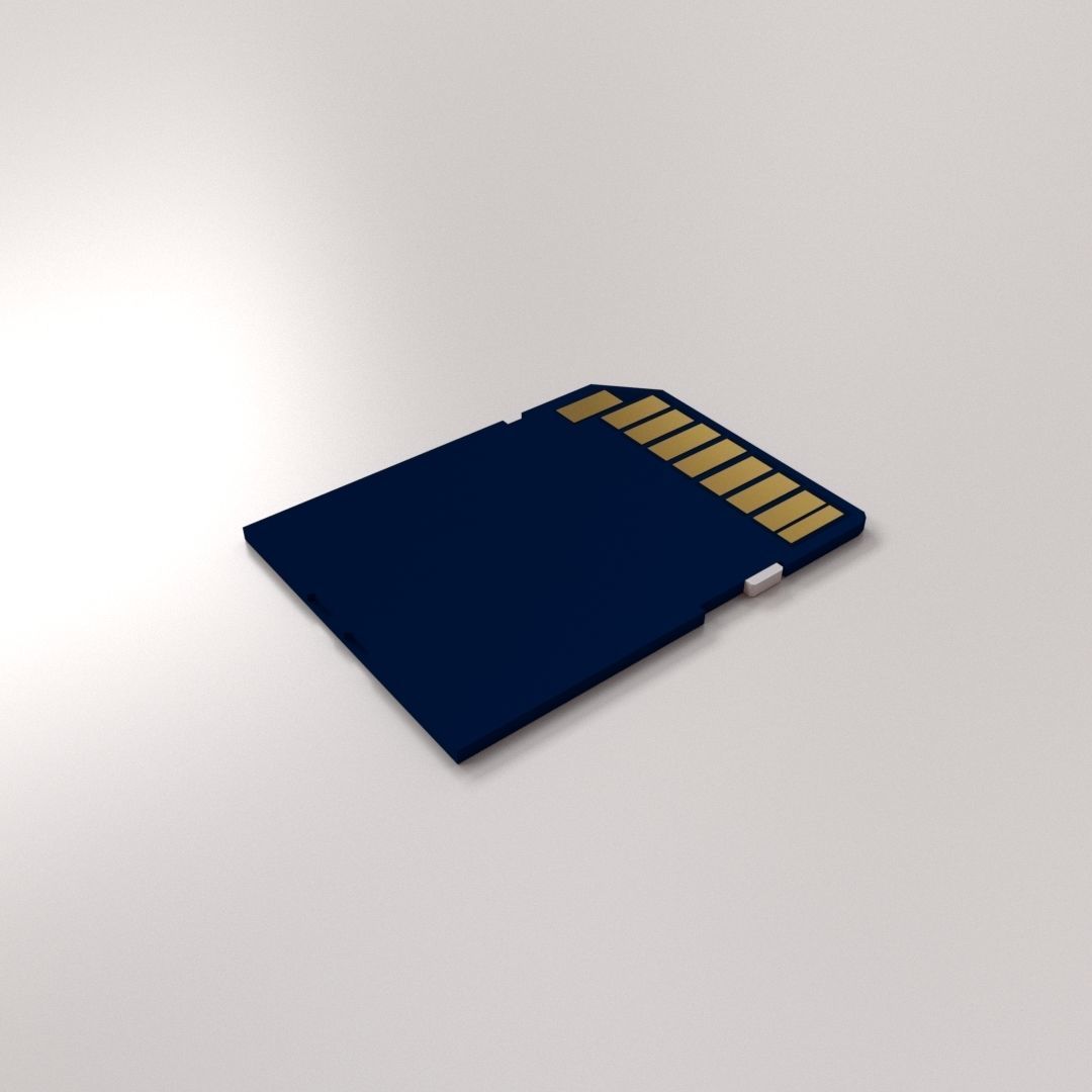 SD Card 3D model_1