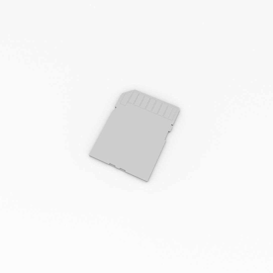 SD Card 3D model_3