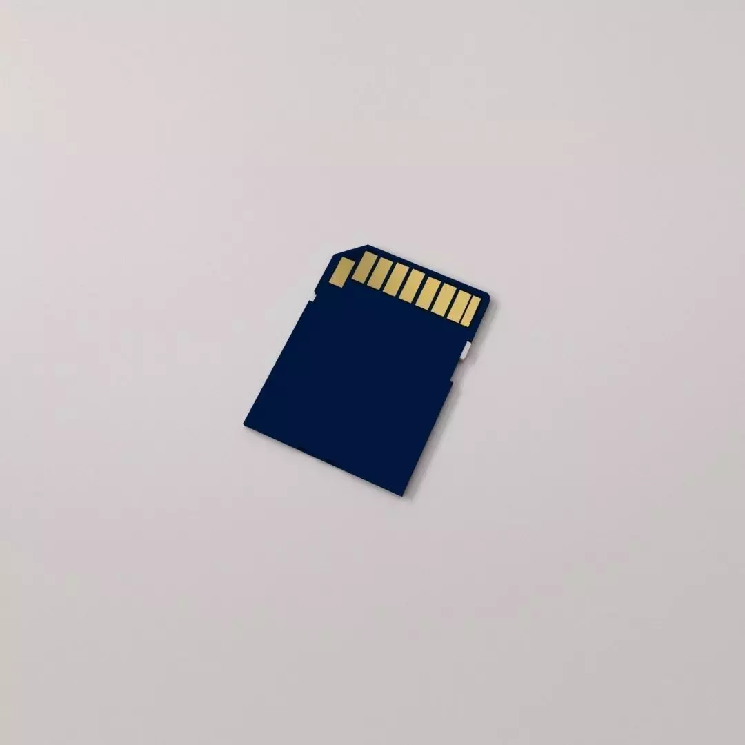 SD Card 3D model_0