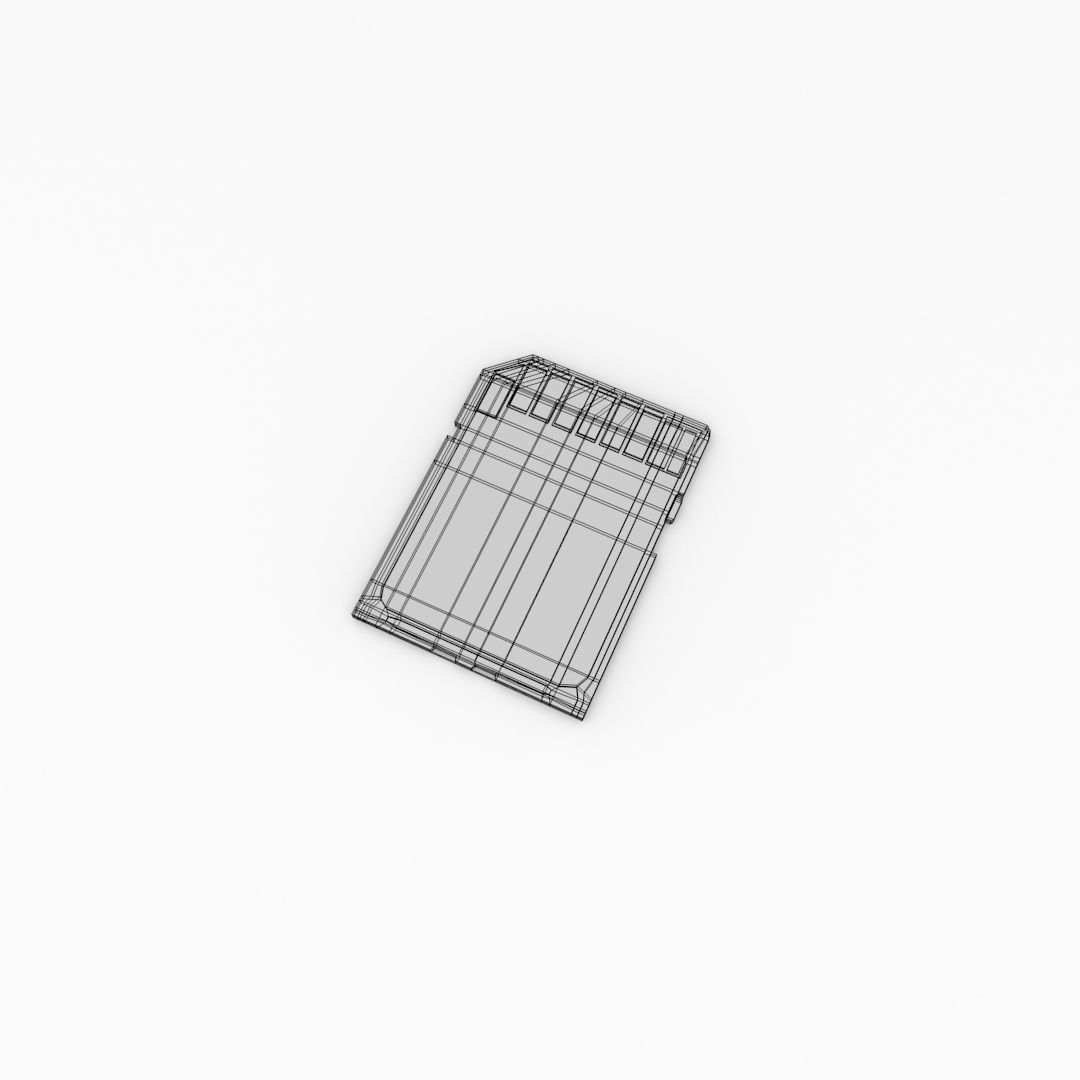SD Card 3D model_4