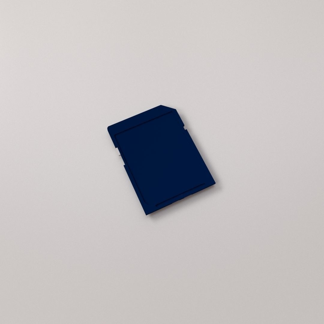 SD Card 3D model_2