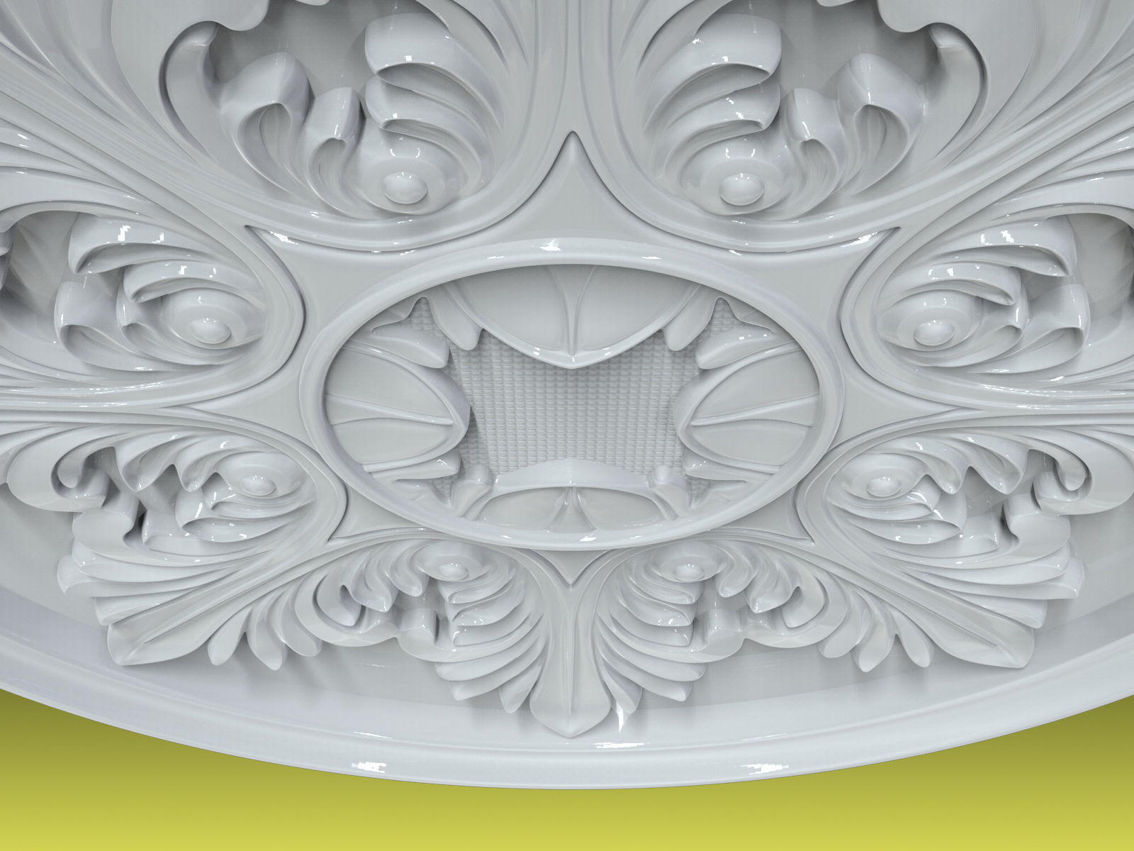 Rosette 030 3D print model_2