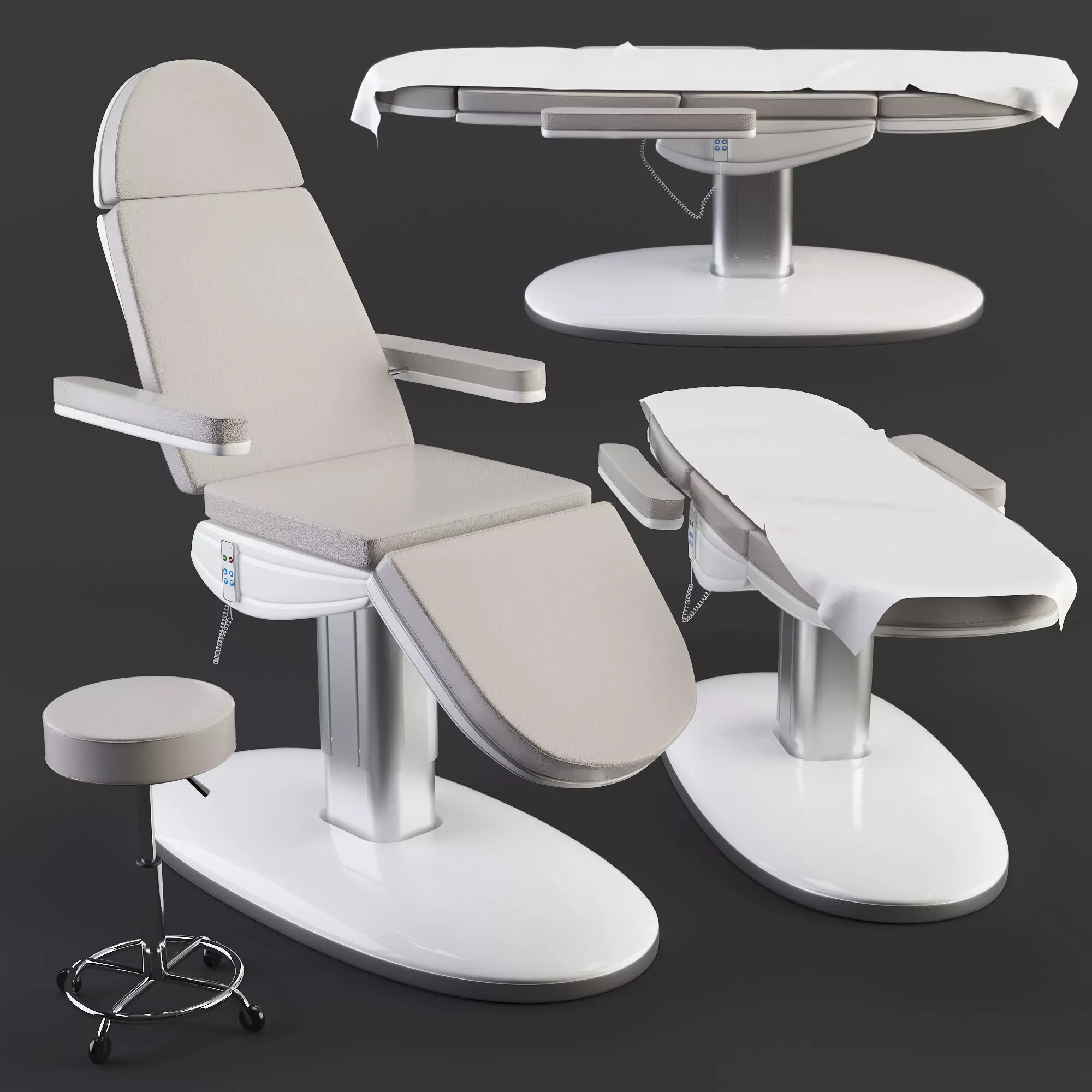 Treatment care table 3D model