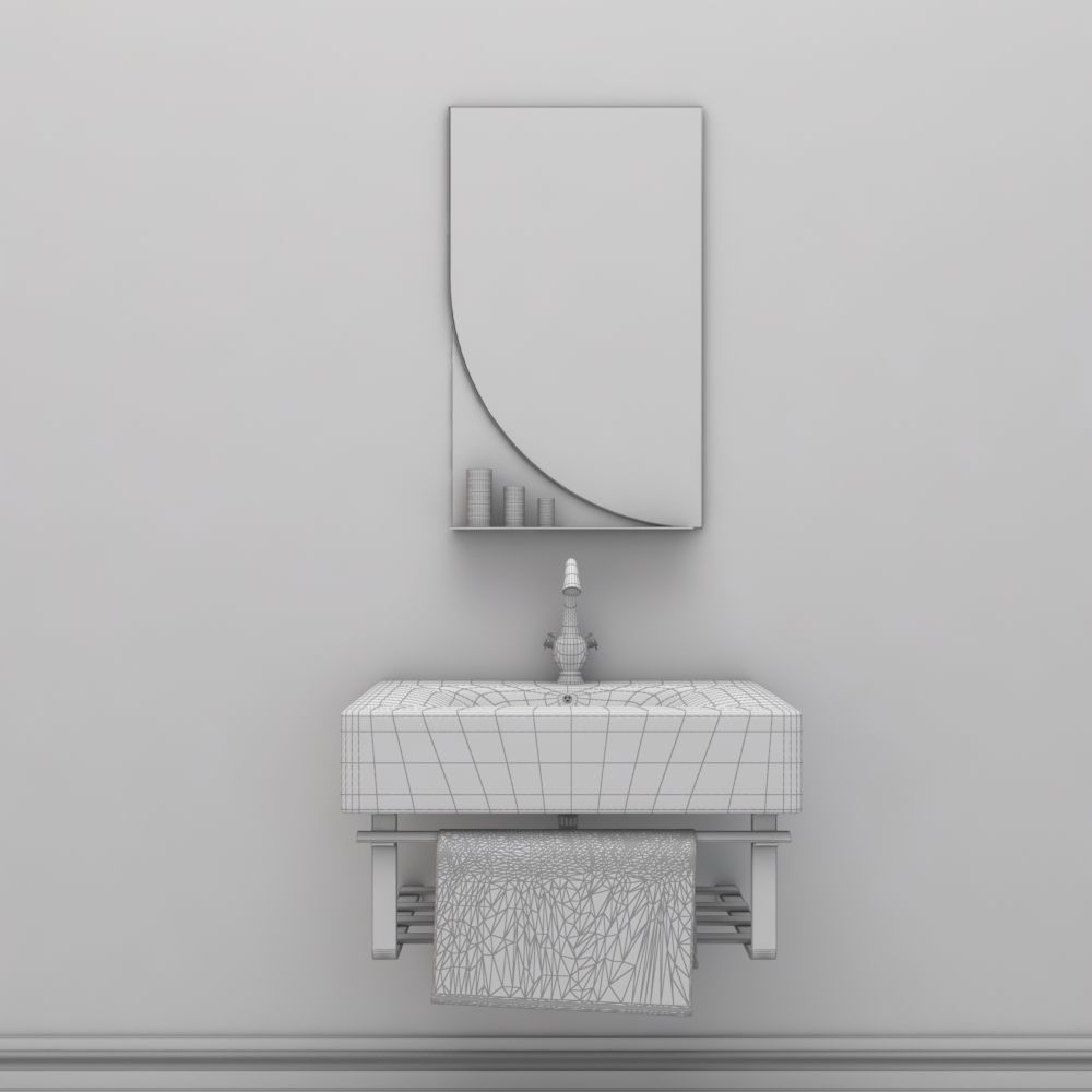 wash basin  Free 3D model_3