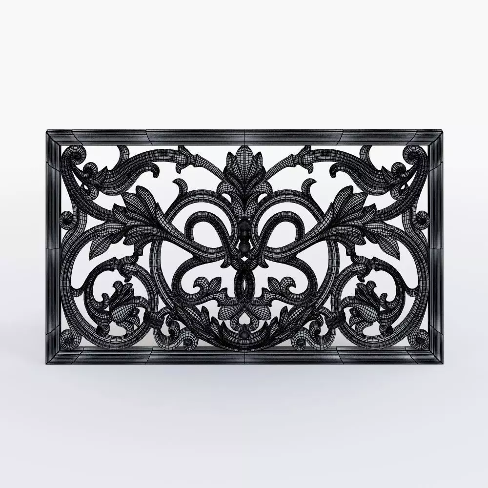 Classic grille 3D print model_0