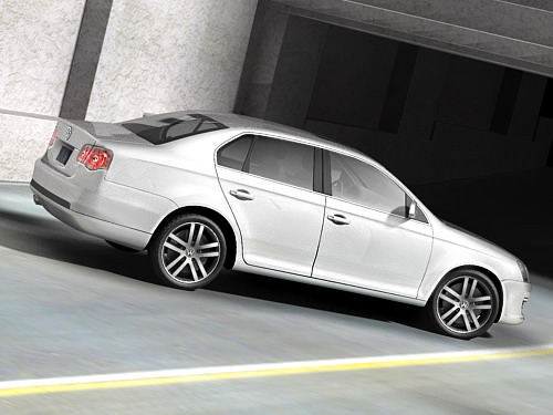 Volkswagen Jetta 2006 3D model_3