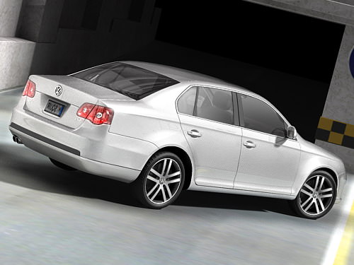 Volkswagen Jetta 2006 3D model_2