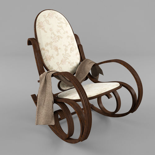 Wooden chair Free 3D model