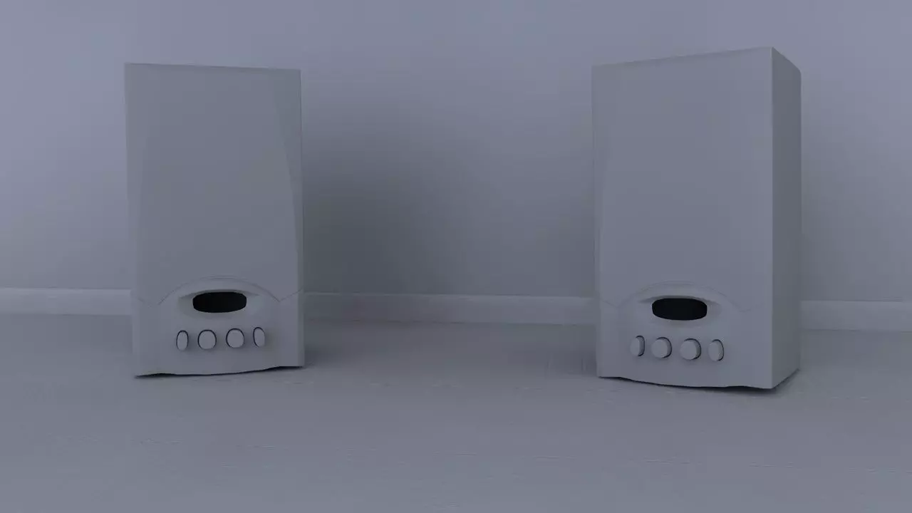 speakers sps 606 3D model