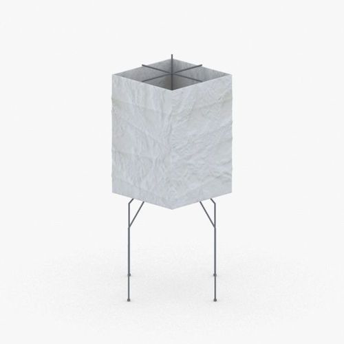 1406 - Paper Lamp Low-poly 3D model