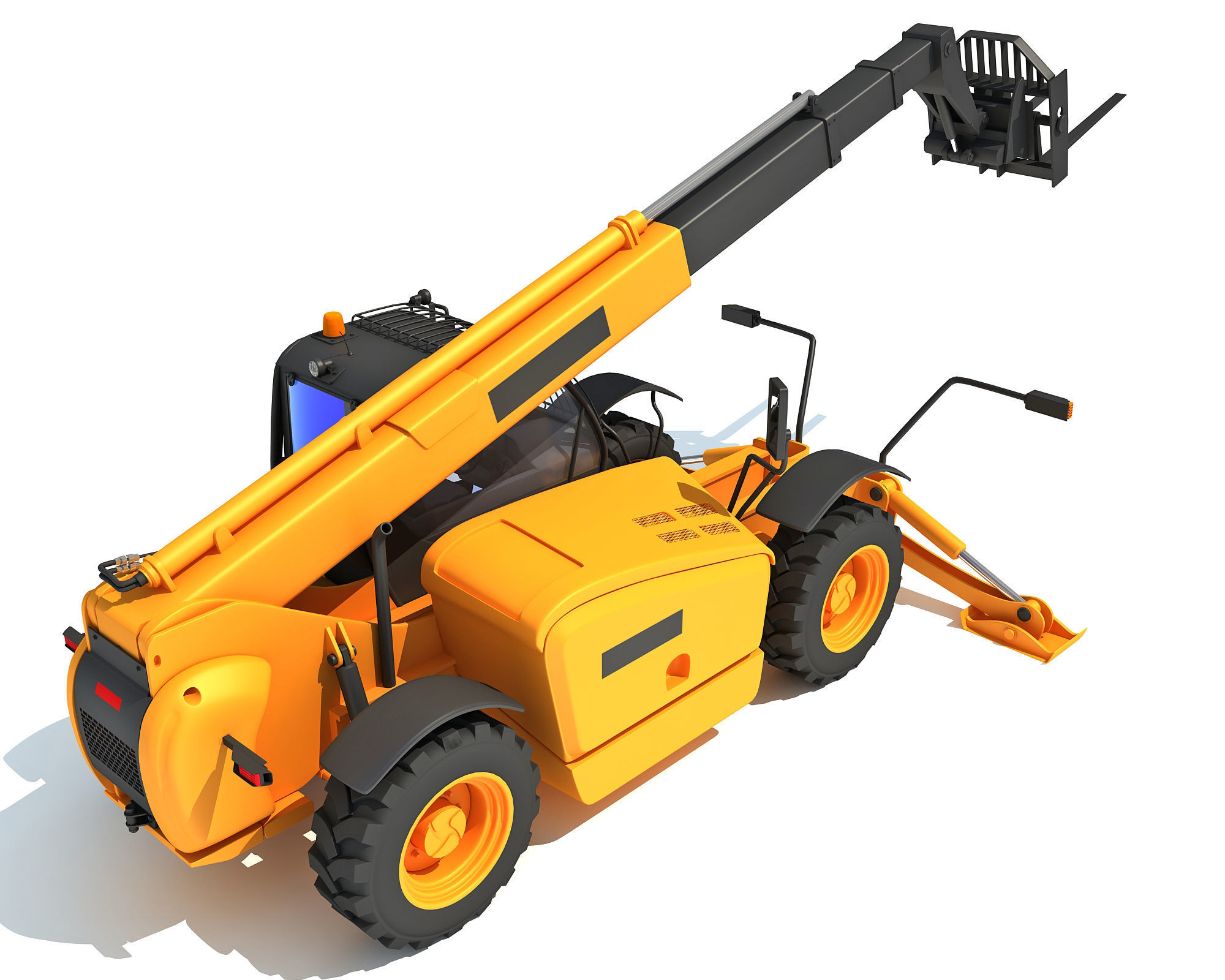 Forklift Handler 3D model_6