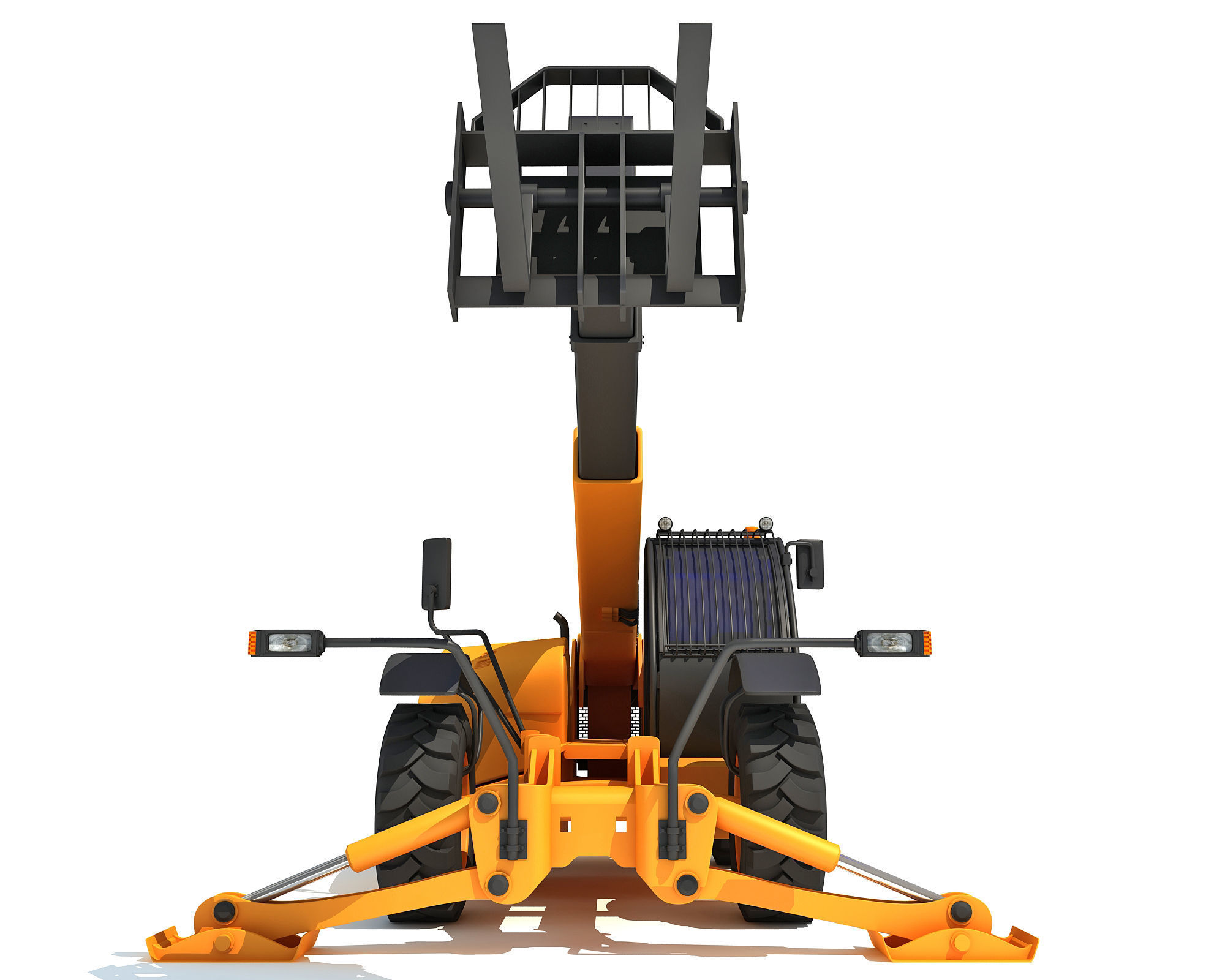 Forklift Handler 3D model_8
