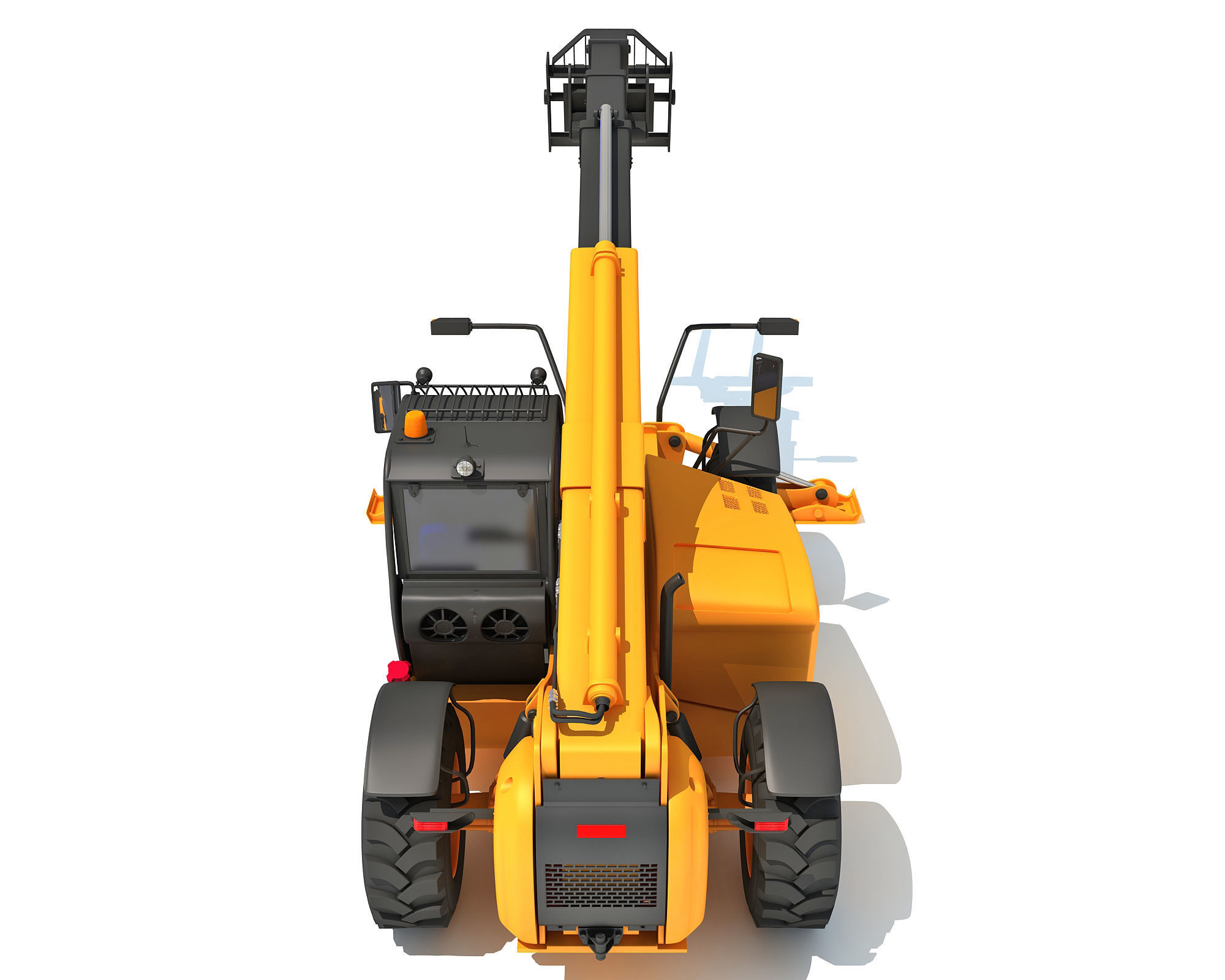 Forklift Handler 3D model_4