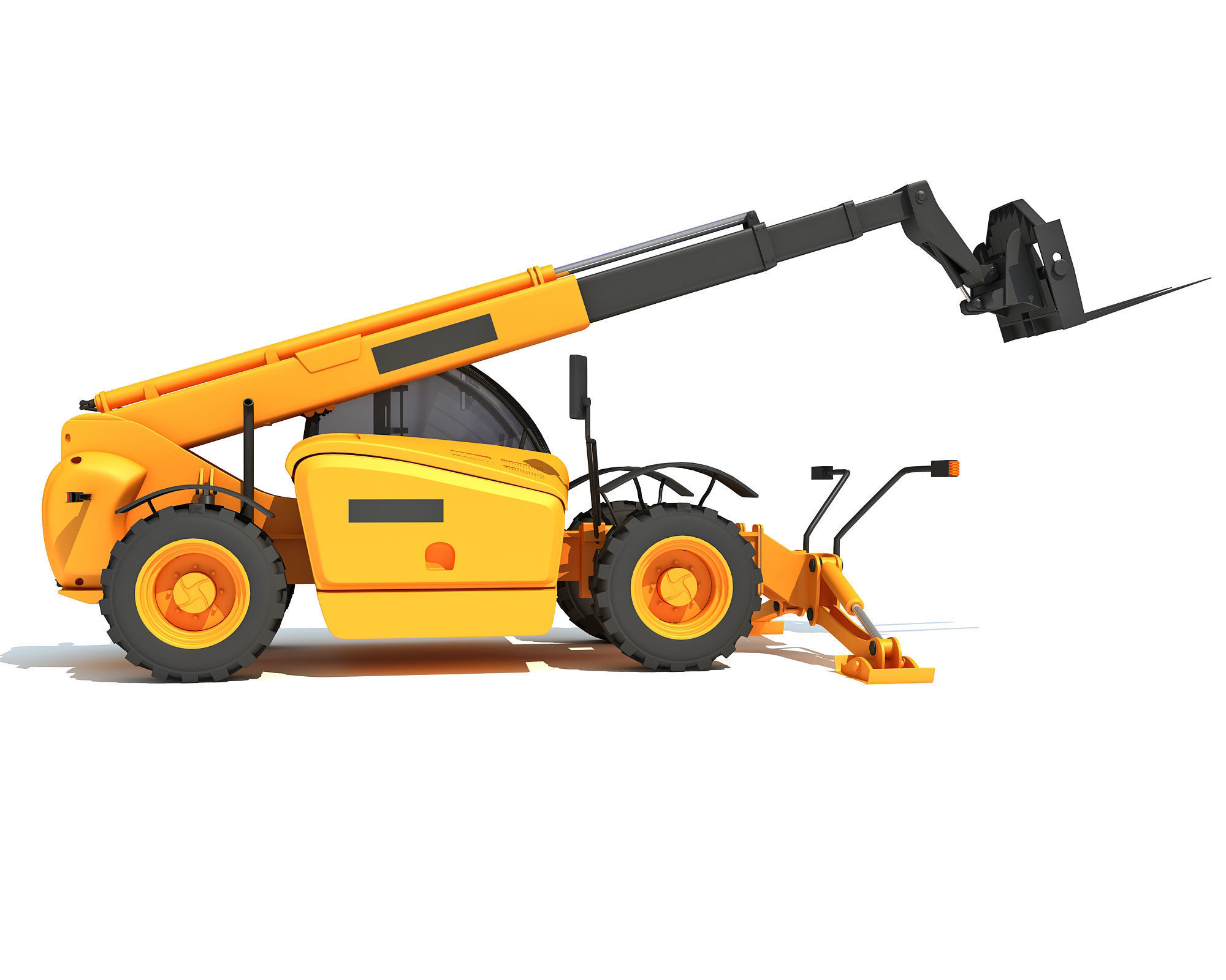 Forklift Handler 3D model_2