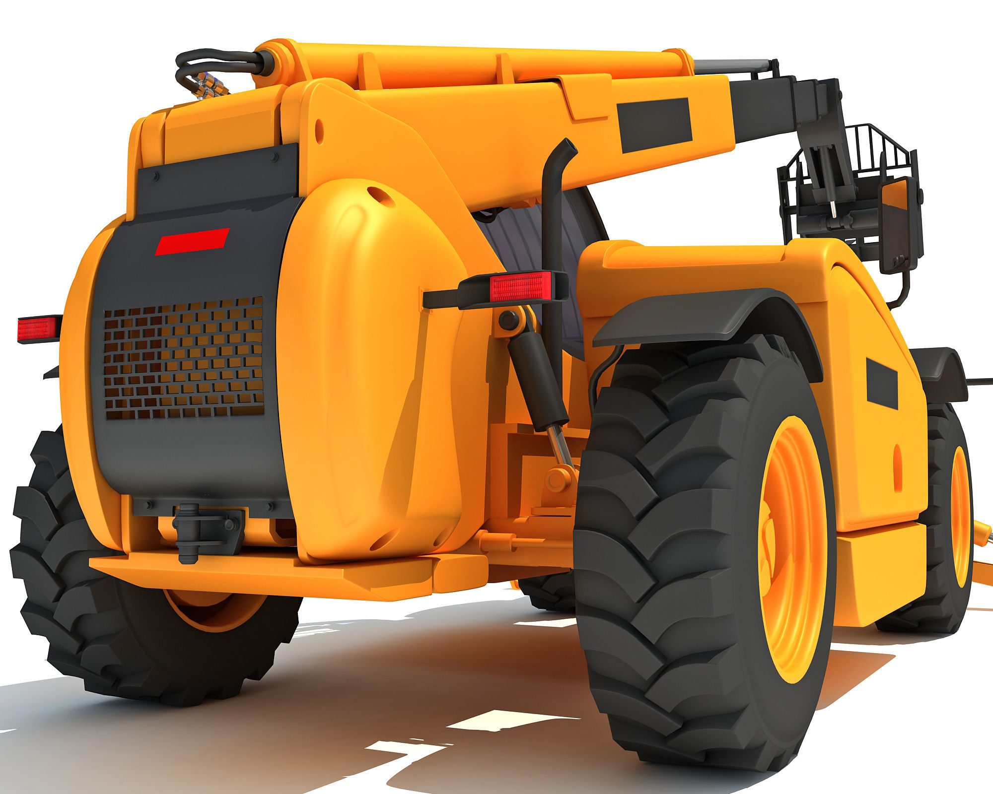 Forklift Handler 3D model_12