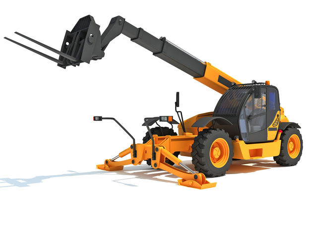 Forklift Handler 3D model
