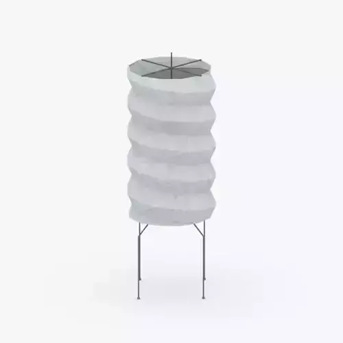 1407 - Paper Lamp Low-poly 3D model