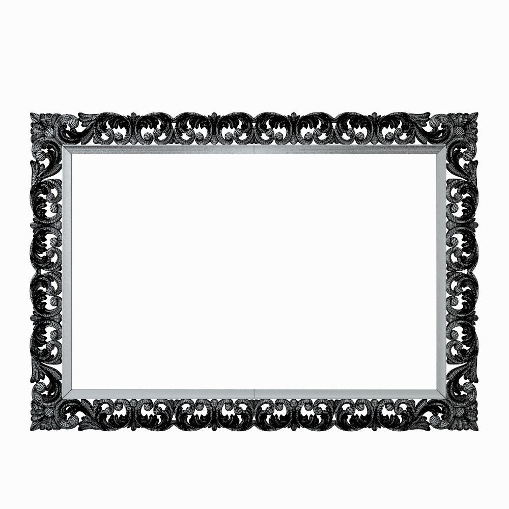 Frame Mirror 3D print model_3