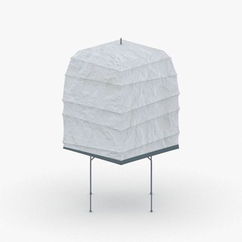 1409 - Paper Lamp Low-poly 3D model
