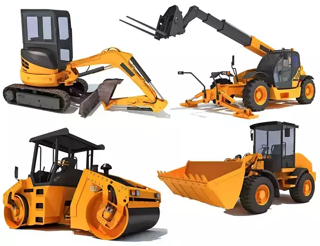 Public Works Machines 3D Models