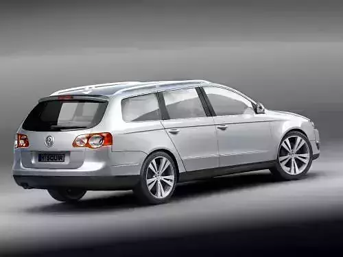 Volkswagen Passat 2006 wagon 3D Model