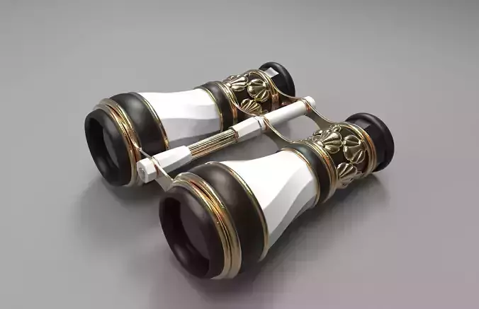 Binoculars Opera Glasses - Art Deco
