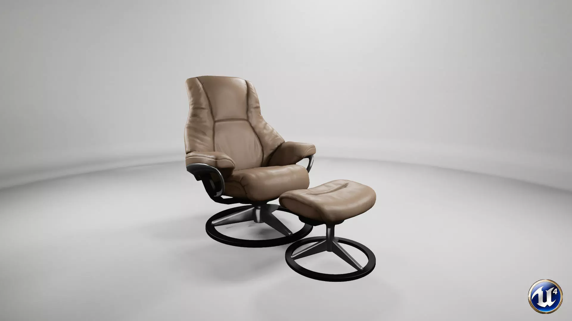 Stressless Live S Signature chair Free low-poly 3D model